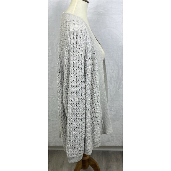 Haven Well Within Women's Open Front Cardigan Sweater Gray Size XXL NWT - Picture 7 of 9